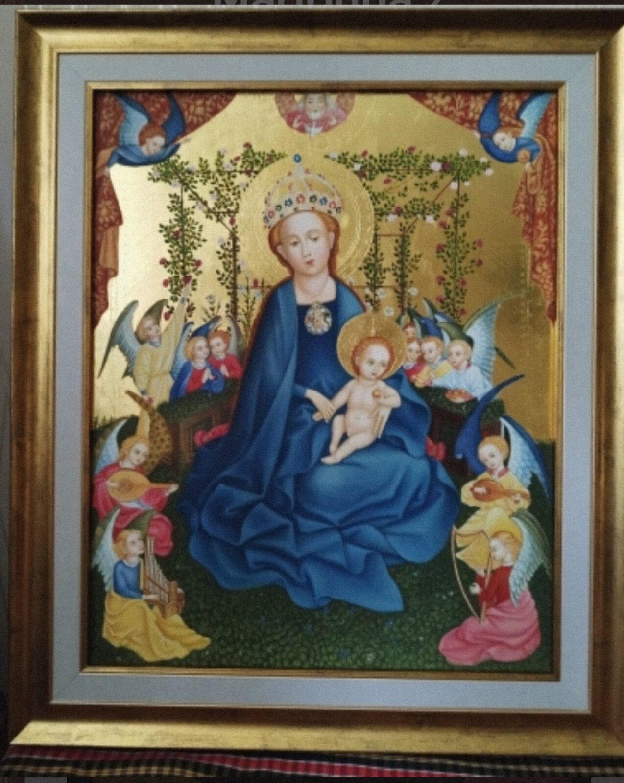 Madonna w ogrodzie różanym wg S. Lochnera