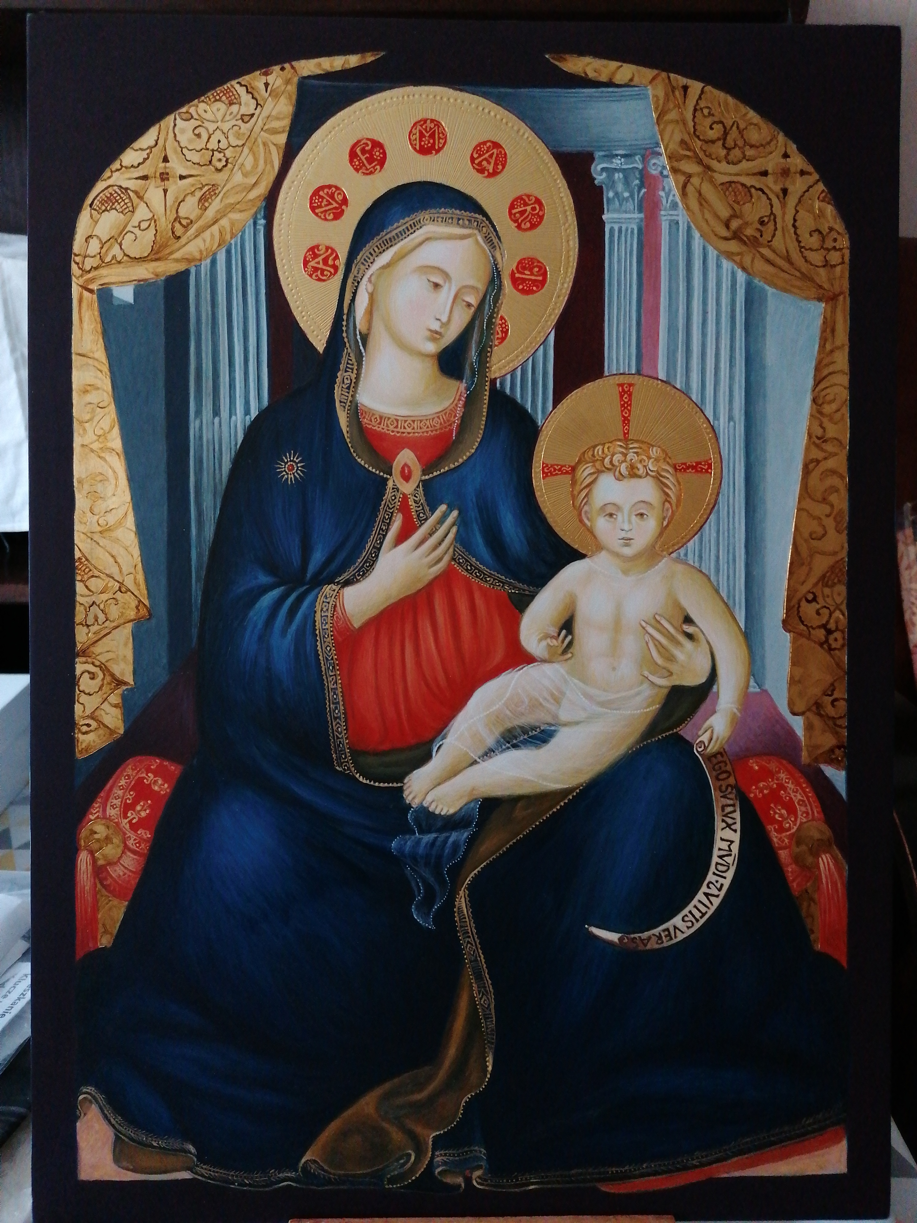 Madonna z Dzieciątkiem wg Fra Angelico