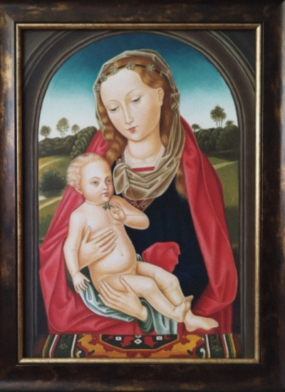Madonna z Dzieciątkiem wg naśladowcy Memlinga
